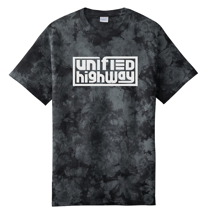 Tie Dye Logo Tee - Black